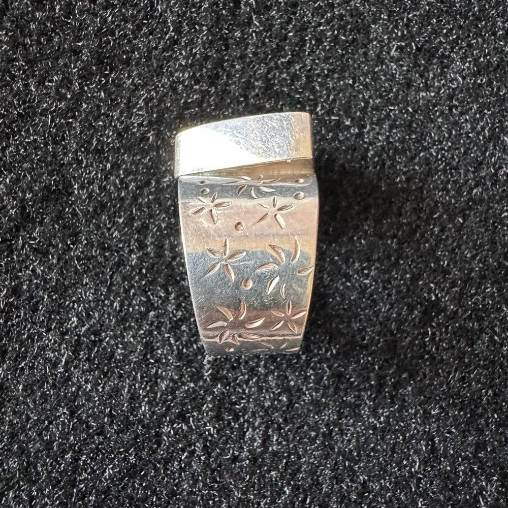 Silver Ring With Red Stone 925 - image 3